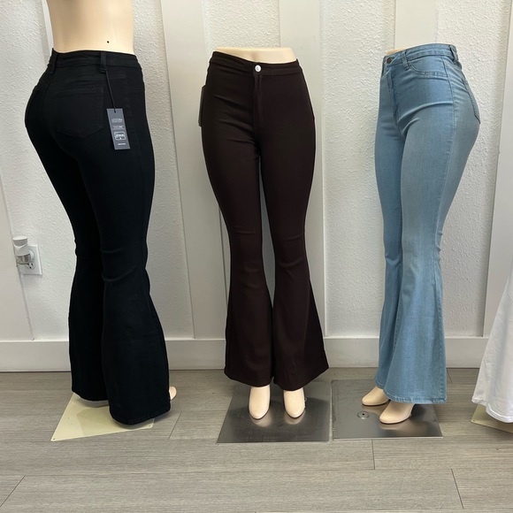 Jeans Chocolate Brown Flared Jeans Poshmark